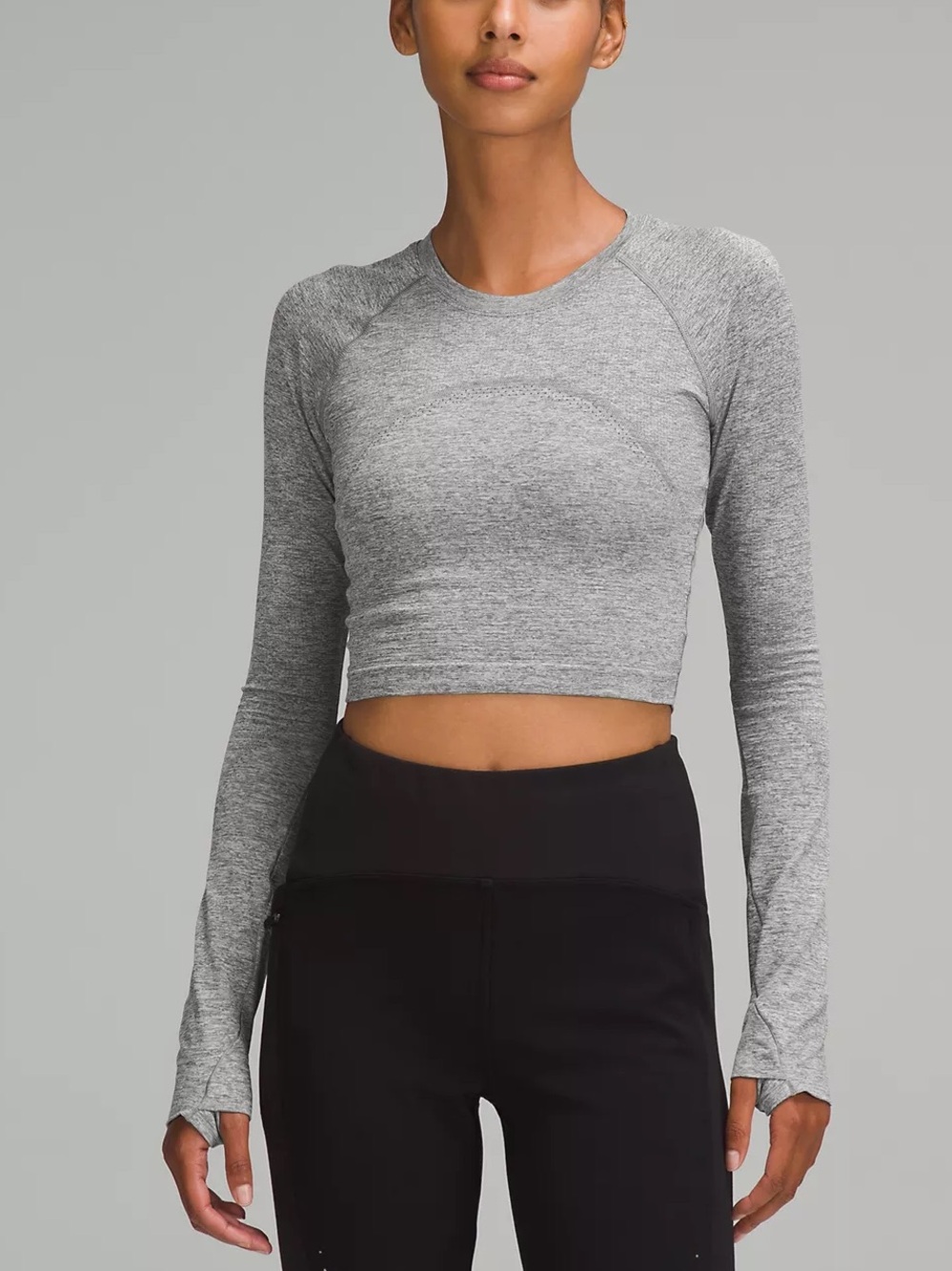 Lululemon Swiftly Tech Cropped Long-Sleeve Shirt 2.0